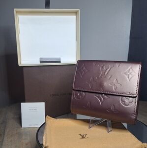 Louis Vuitton Monogram Vernis Mat Ludlow Wallet